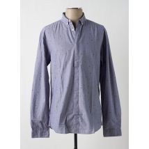 PREMIUM DE JACK AND JONES - Chemise manches longues bleu en coton - Homme - Taille M - Modz