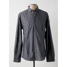 PREMIUM DE JACK AND JONES - Chemise manches longues gris en coton - Homme - Taille M - Modz