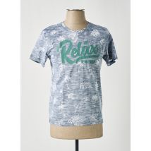 EDC - T-shirt bleu en coton - Homme - Taille S - Modz