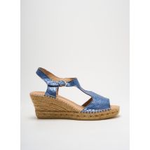 JOSE TOLEDO - Espadrilles bleu en cuir - Femme - Taille 40 - Modz