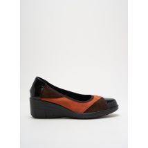 INEA - Ballerines orange en cuir - Femme - Taille 38 - Modz