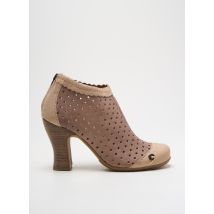 GOLD BUTTON - Bottines/Boots marron en cuir - Femme - Taille 39 - Modz