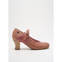 GOLD BUTTON - Escarpins rose en cuir - Femme - Taille 40 - Modz