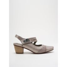 DORKING - Escarpins argent en cuir - Femme - Taille 35 - Modz