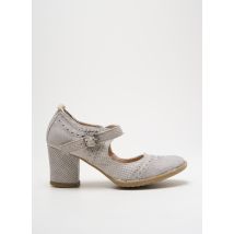 KHRIO - Escarpins gris en cuir - Femme - Taille 36 - Modz