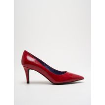 COULEUR POURPRE - Escarpins rouge en cuir - Femme - Taille 36 - Modz