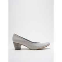 UN TOUR EN VILLE - Escarpins gris en cuir - Femme - Taille TU - Modz