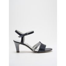 UN TOUR EN VILLE - Sandales/Nu pieds argent en cuir - Femme - Taille 40 - Modz