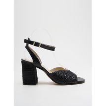 MARROQUI SANCHEZ - Sandales/Nu pieds noir en cuir - Femme - Taille 38 - Modz