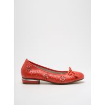 DORKING - Ballerines orange en cuir - Femme - Taille 35 - Modz