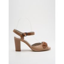 PERLATO - Sandales/Nu pieds marron en cuir - Femme - Taille 36 - Modz