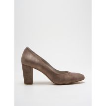 PERLATO - Escarpins marron en cuir - Femme - Taille 40 - Modz