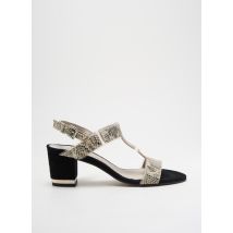 PERLATO - Sandales/Nu pieds gris en autre matiere - Femme - Taille 38 - Modz