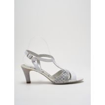 UN TOUR EN VILLE - Sandales/Nu pieds blanc en cuir - Femme - Taille 40 - Modz