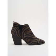 WONDERS - Bottines/Boots vert en cuir - Femme - Taille 36 - Modz