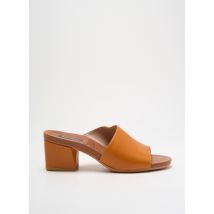 WONDERS - Mules/Sabots orange en cuir - Femme - Taille 35 - Modz
