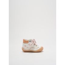 BELLAMY - Bottillons blanc en cuir - Fille - Taille 18 - Modz