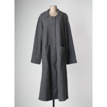 G!OZE - Manteau long gris en viscose - Femme - Taille 42 - Modz