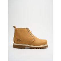 CAT - Bottines/Boots beige en cuir - Femme - Taille 40 - Modz