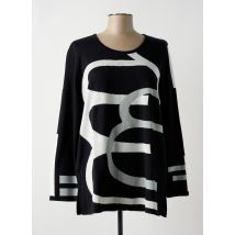 CHALOU - Pull noir en coton - Femme - Taille 44 - Modz