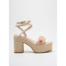 TAMARIS - Espadrilles beige en textile - Femme - Taille 37 - Modz
