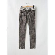 KILLAH - Jeans coupe slim gris en coton - Femme - Taille W26 - Modz