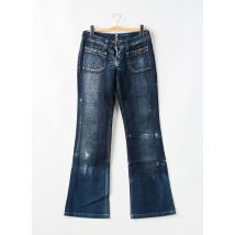 TEDDY SMITH - Jean coupe flare bleu en coton - Femme - Taille W29 - Modz