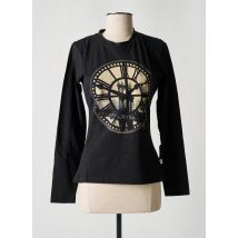 CERRUTI 1881 - T-shirt noir en coton - Femme - Taille 40 - Modz