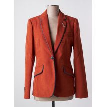 BARILOCHE - Blazer orange en polyester - Femme - Taille 36 - Modz