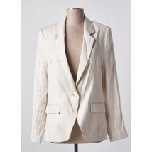 EVA KAYAN - Blazer beige en viscose - Femme - Taille 38 - Modz