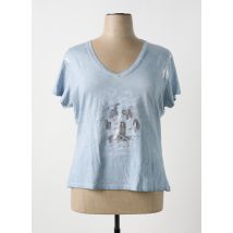 EVA KAYAN - T-shirt bleu en coton - Femme - Taille 46 - Modz