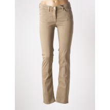 TONI - Pantalon droit beige en lyocell - Femme - Taille 36 - Modz