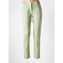TONI - Pantalon slim vert en coton - Femme - Taille 42 - Modz