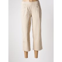 TONI - Pantacourt beige en coton - Femme - Taille 46 - Modz