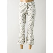 TONI - Pantalon 7/8 blanc en coton - Femme - Taille 38 - Modz
