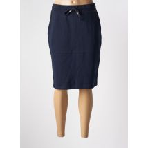 TOM TAILOR - Jupe mi-longue bleu en coton - Femme - Taille 40 - Modz