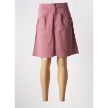 COUTURIST - Jupe mi-longue rose en coton - Femme - Taille 38 - Modz