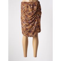SURKANA - Jupe mi-longue orange en polyester - Femme - Taille 42 - Modz