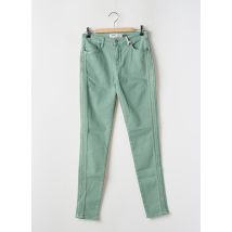 SMASH! - Jeans skinny vert en coton - Femme - Taille 36 - Modz