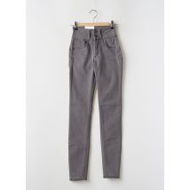 TIFFOSI - Jeans skinny gris en coton - Femme - Taille 32 - Modz