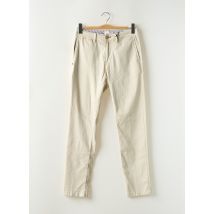 GAUDI - Pantalon chino beige en coton - Homme - Taille W30 - Modz