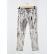MISS SIXTY - Jeans coupe slim gris en coton - Femme - Taille TU - Modz