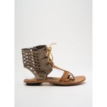 SOREL - Tongs beige en cuir - Femme - Taille 36 - Modz