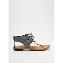 SOREL - Tongs gris en cuir - Femme - Taille 40 - Modz