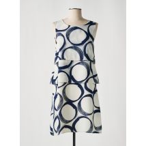LA FEE MARABOUTEE - Robe courte bleu en polyester - Femme - Taille 36 - Modz