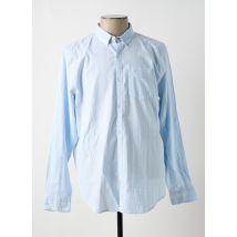 HOLLISTER - Chemise manches longues bleu en coton - Homme - Taille XXL - Modz