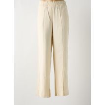YAYA - Pantalon droit beige en viscose - Femme - Taille 44 - Modz