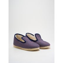 LA MANUFACTURE DE PANTOUFLES - Chaussons/Pantoufles bleu en textile - Homme - Taille 40 - Modz