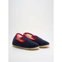 LA MANUFACTURE DE PANTOUFLES - Chaussons/Pantoufles bleu en textile - Homme - Taille 40 - Modz