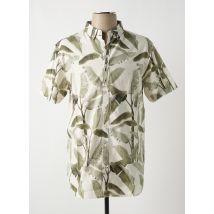 KRONSTADT - Chemise manches courtes vert en coton - Homme - Taille L - Modz